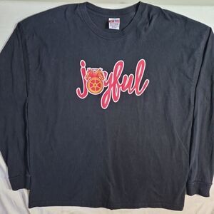 Teamsters Joyful T Shirt Mens 4XL Bayside USA Made Union Graphic Black Tee